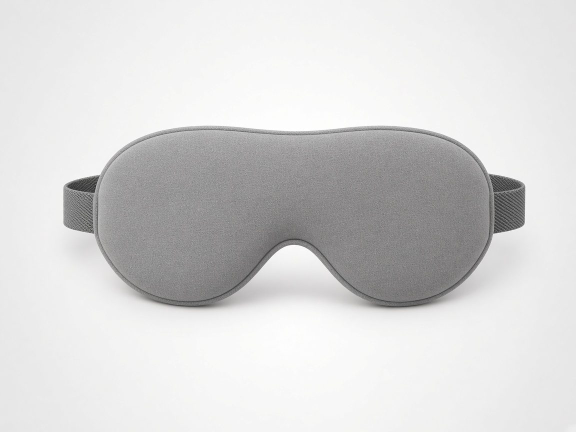 Masque de nuit 3D gris, vue produit