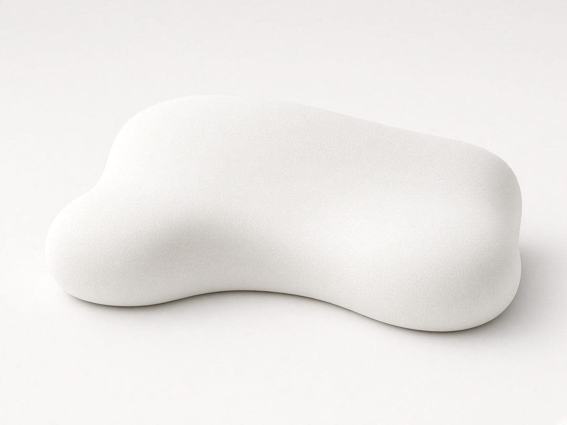 Oreiller à mémoire de forme blanc
